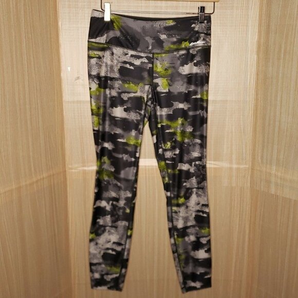 Eddie Bauer Womens Grey Geometric Athletic Leggings Medium - Picture 3 of 6